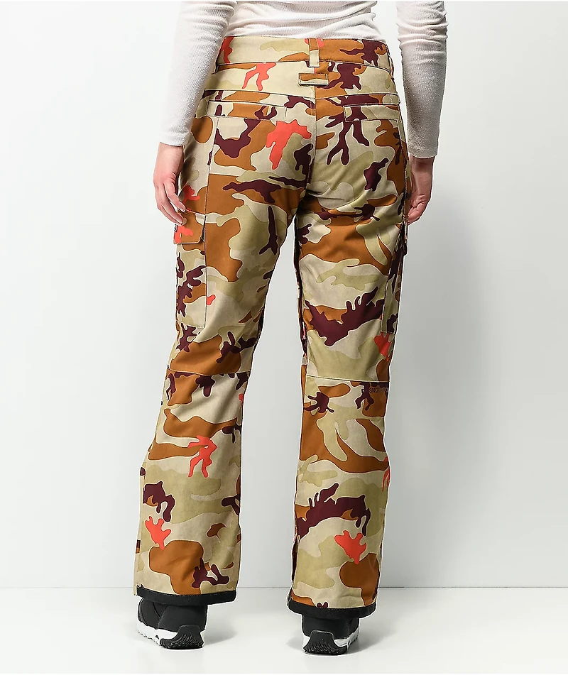 DC Nonchalant Woodland Camo 10K Snowboard Pants.