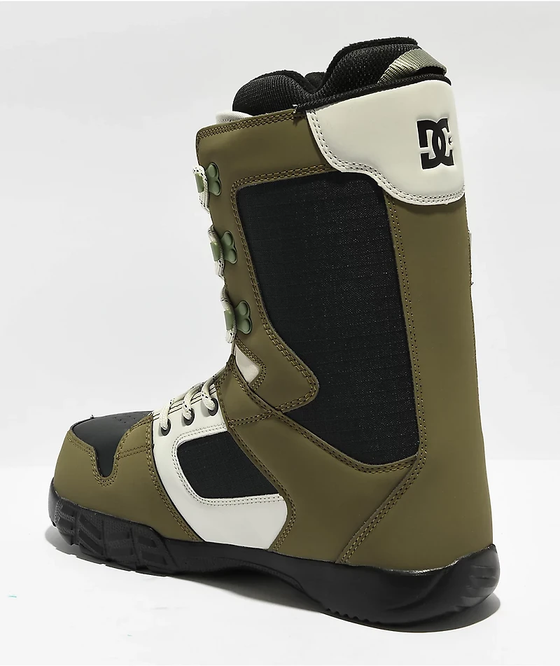 DC Phase Army Green Snowboard Boots
