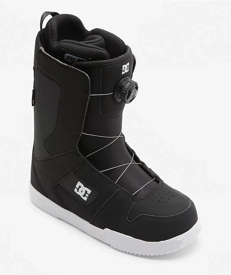 DC Phase BOA® Black & White Snowboard Boots 2027