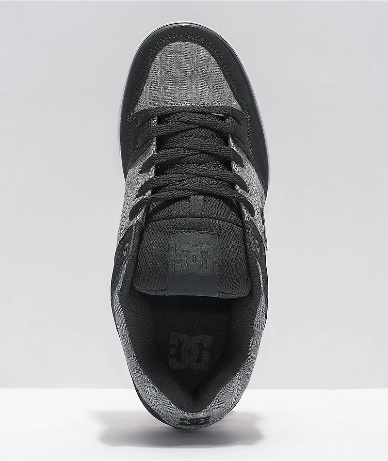 DC Pure Battleship Dark Grey Skate Shoes