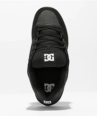 DC Pure Black & Dark Slate Skate Shoes