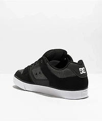 DC Pure Black & Dark Slate Skate Shoes