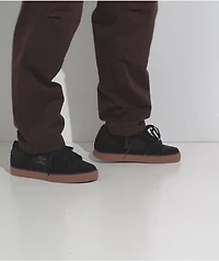 DC Pure Black & Gum Skate Shoes