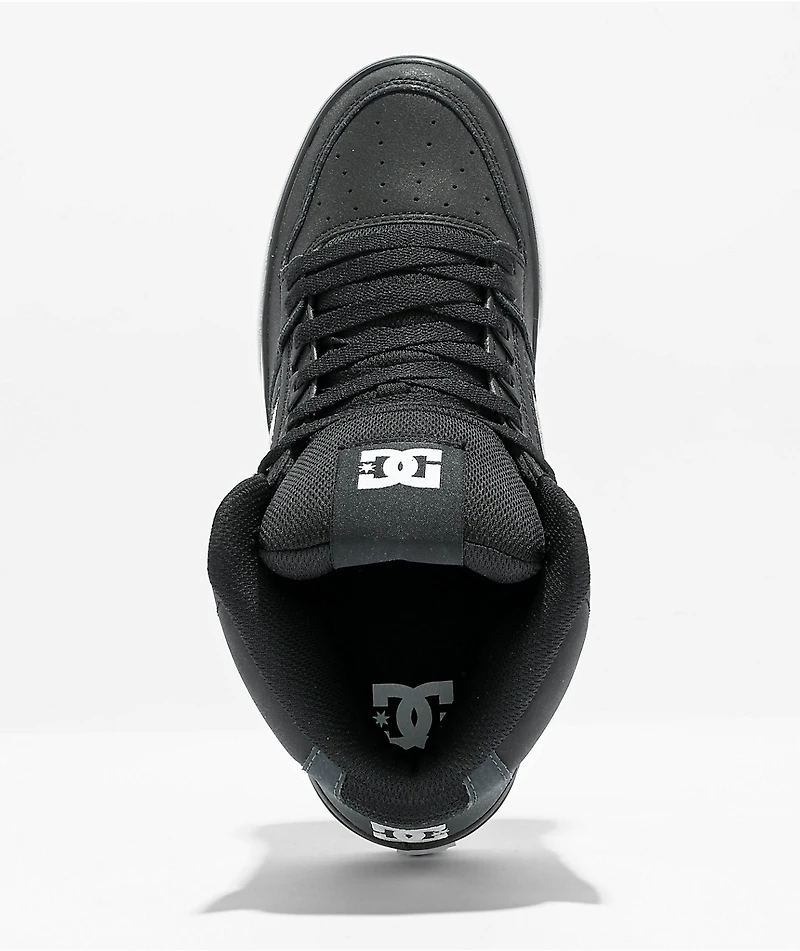 DC Pure High Black & Grey Skate Shoes