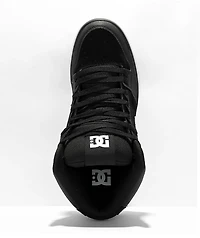 DC Pure High Top Black & White Skate Shoes