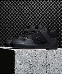 DC Pure Mid Black Skate Shoes