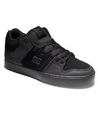 DC Pure Mid Black Skate Shoes