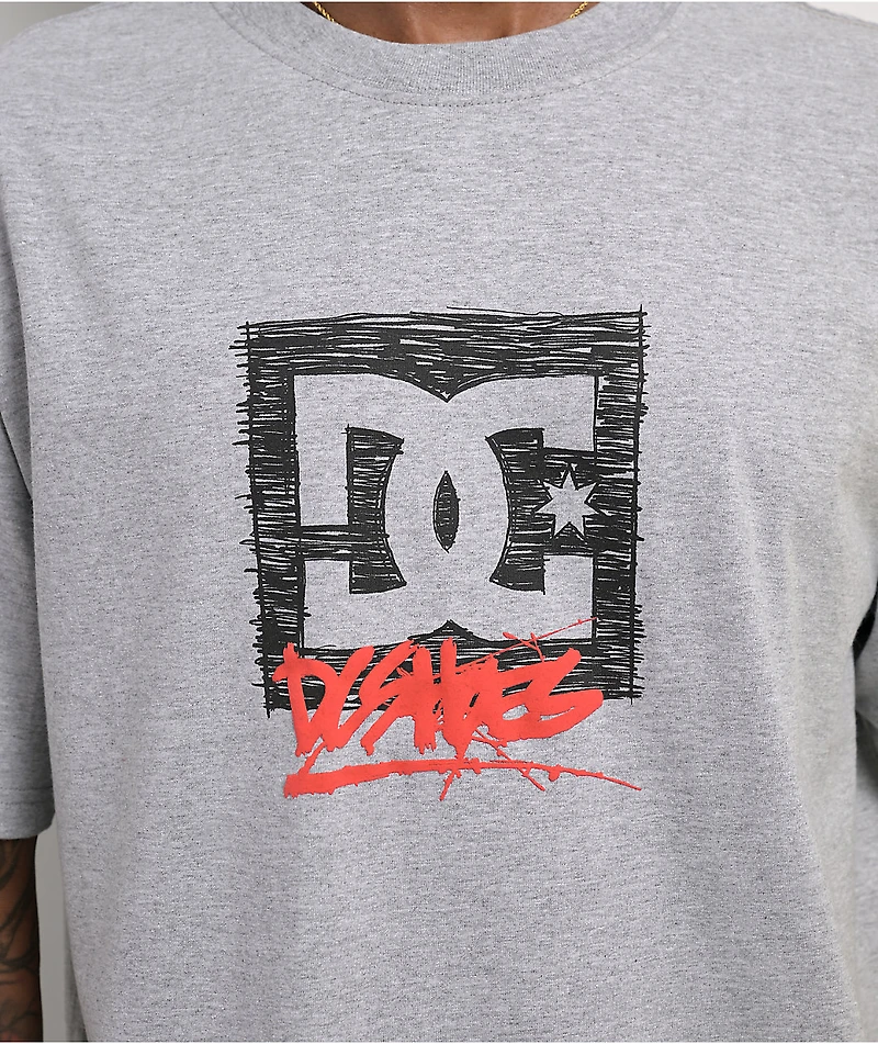 DC Scribble Box Grey T-Shirt