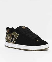 DC Shoes Court Graffik Camo and Black Skate
