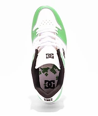 DC Shoes Manteca 4 Green & White Skate
