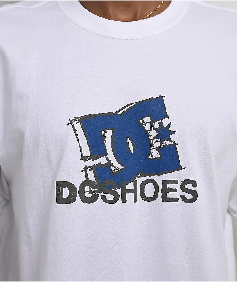 DC Sketch Book White T-Shirt