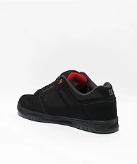 DC Stag Black, Grey & Red Skate Shoes