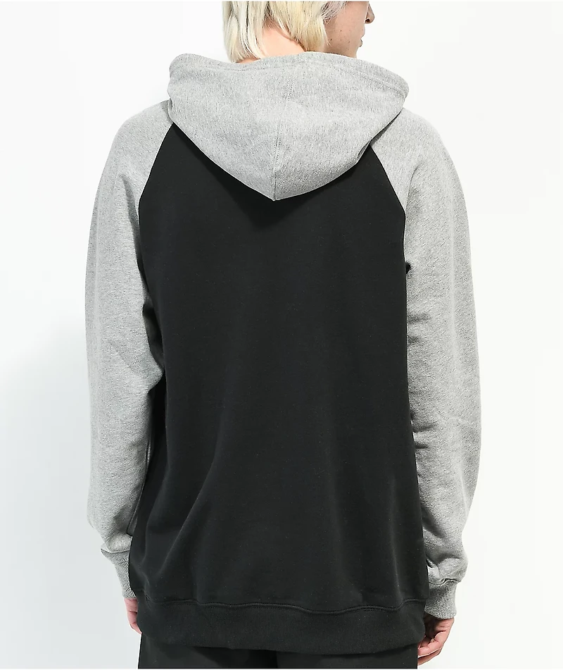 DC Star Pilot Raglan Black & Grey Hoodie