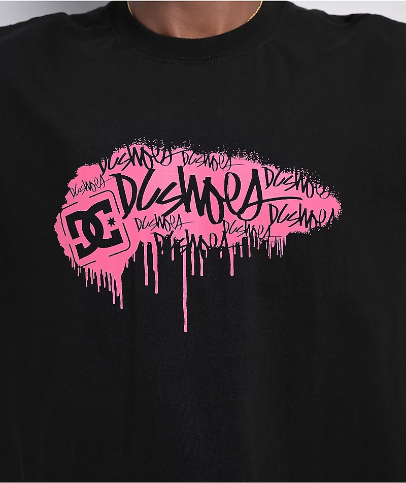 DC Stencil Drip Black T-Shirt