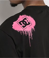 DC Stencil Drip Black T-Shirt