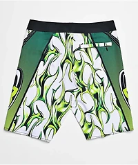 DC Sylem Green & White Board Shorts