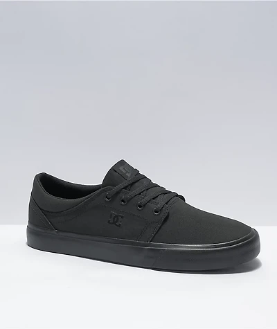 DC Trase TX Black Skate Shoes