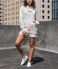 DC Trippin' Pastel Tie Dye Sweat Shorts