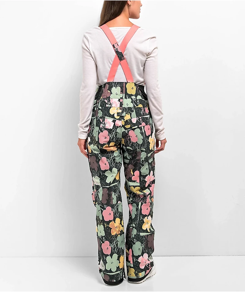 DC Valiant Floral Bib Snowboard Pants