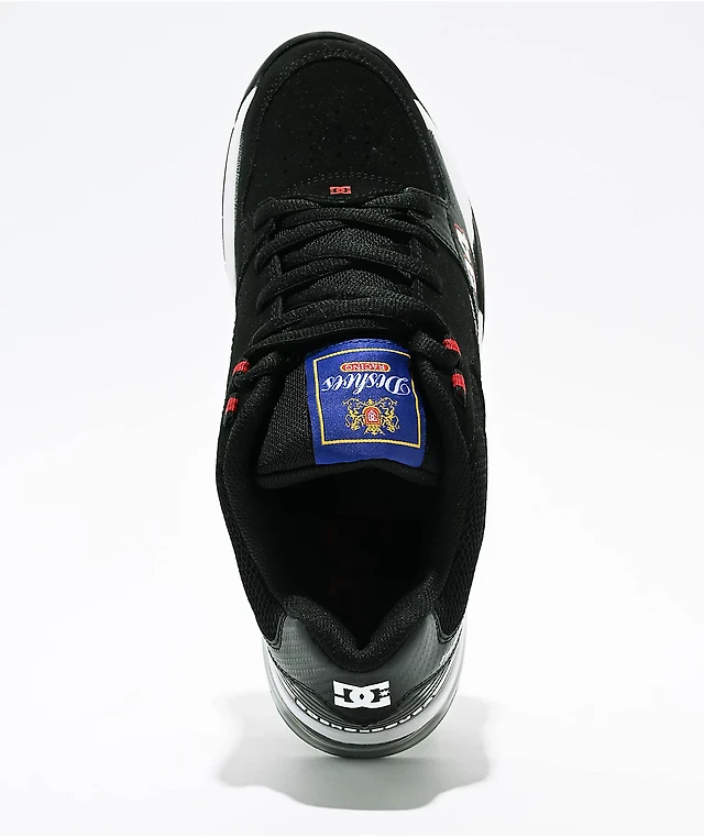 DC Versatile LE Black White Skate Shoes at Hamilton Place in