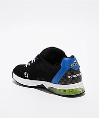 DC Versatile Le Black, Blue, & White Skate Shoes