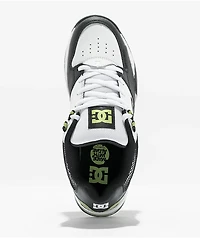 DC Versatile White & Lime Skate Shoes