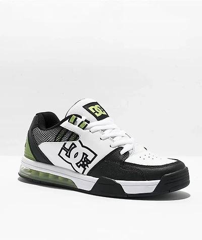 DC Versatile White & Lime Skate Shoes