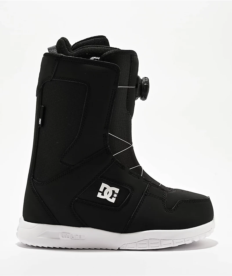 DC Womens Phase Boa Black & White Snowboard Boots