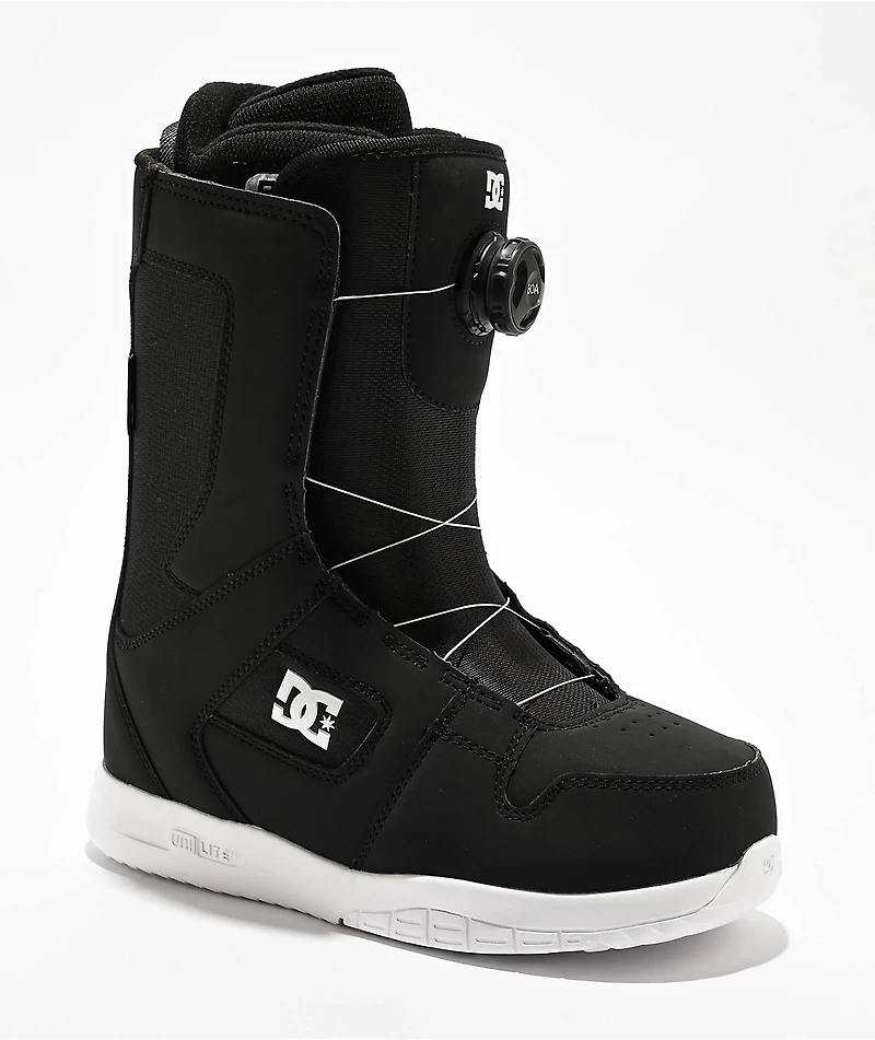 DC Womens Phase Boa Black & White Snowboard Boots
