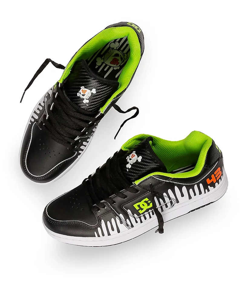 DC x 43i Manteca 4 Black & White Skate Shoe