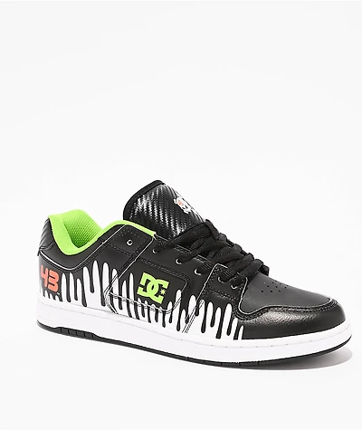 DC x 43i Manteca 4 Black & White Skate Shoe