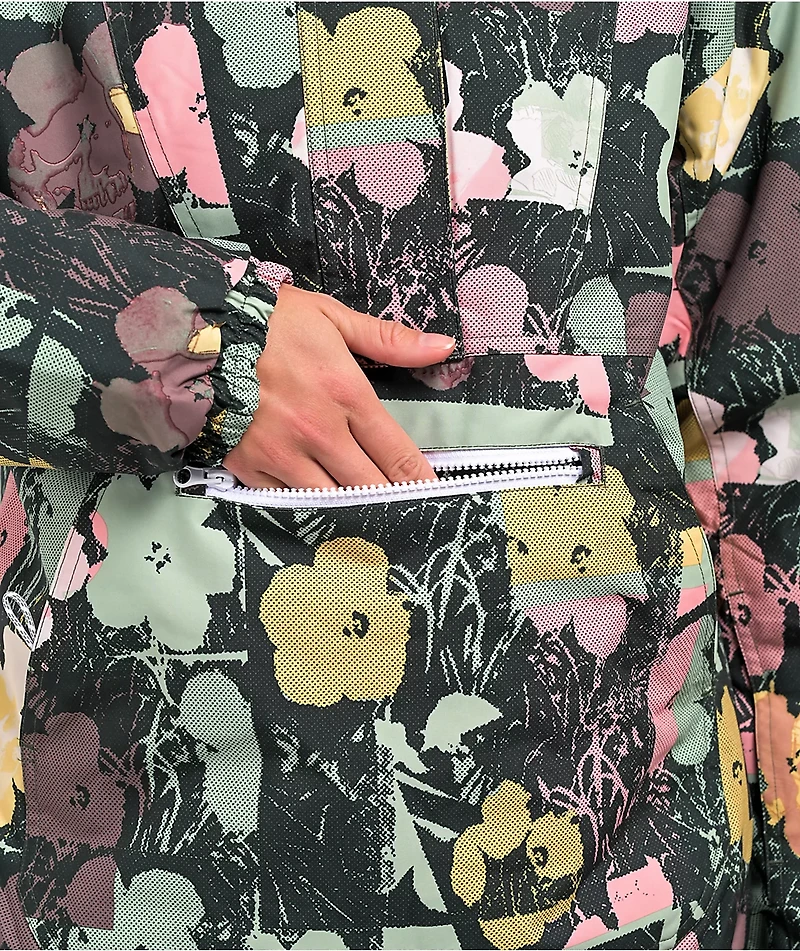 DC x Andy Warhol Chalet Floral 10K Anorak Jacket
