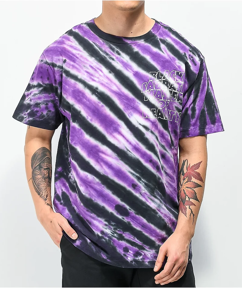 DC x Black Sabbath & Purple Tie Dye T-Shirt