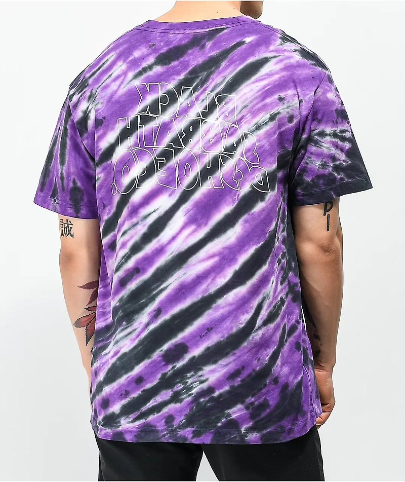 DC x Black Sabbath & Purple Tie Dye T-Shirt