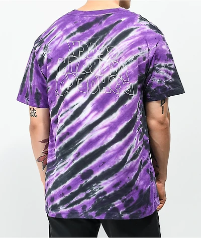 DC x Black Sabbath & Purple Tie Dye T-Shirt