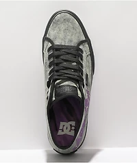 DC x Black Sabbath Manual Hi & Grey Wash Skate Shoes