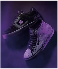 DC x Black Sabbath Manual Hi & Grey Wash Skate Shoes