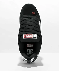 DC x Deadpool Court Graffik Black, White & Red Skate Shoes