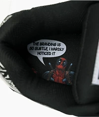 DC x Deadpool Court Graffik Black, White & Red Skate Shoes