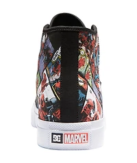 DC x Deadpool Manual Hi Black & Multi Skate Shoes