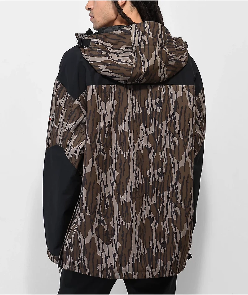 DC x Mossy Oak 43 Bottomland Camo Anorak Snowboarding Jacket