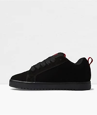 DC x Slayer Court Graffik Black & Red Skate Shoes