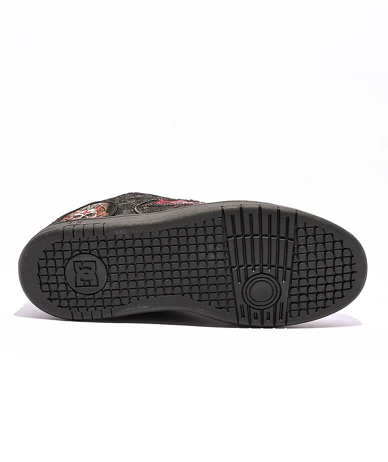 DC x Slayer Manteca 4 Black Denim Skate Shoes