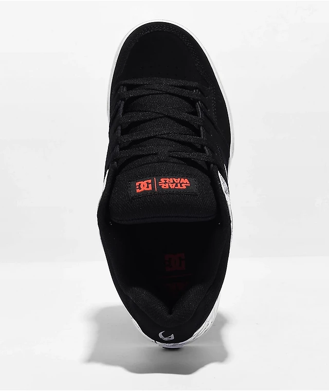 DC x Star Wars Pure Black, White Grey Skate Shoes MainPlace Mall