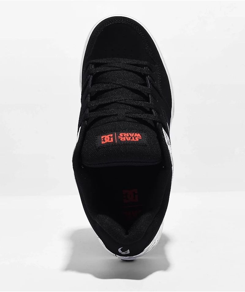 DC x Star Wars Pure Black, White & Grey Skate Shoes