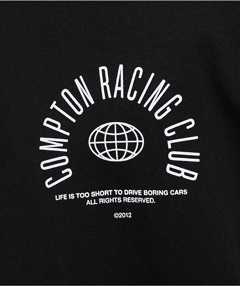 DDE Compton Racing Club Black T-Shirt