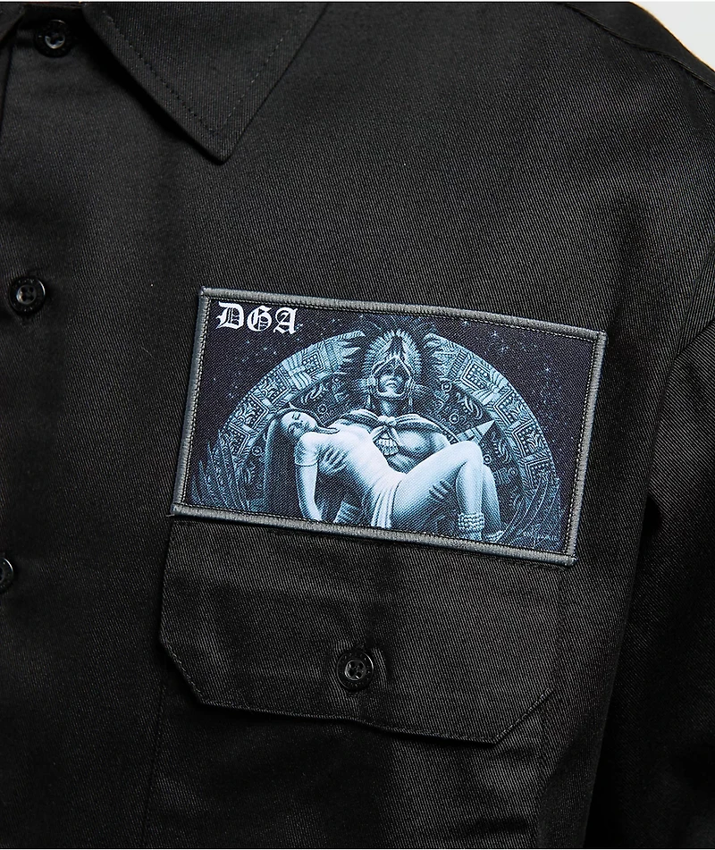 DGA Alma Azteca Black Work Shirt
