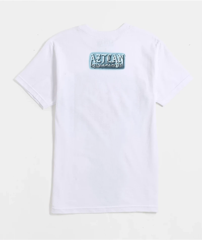 DGA Aztlan Chicana Spirit White T-Shirt