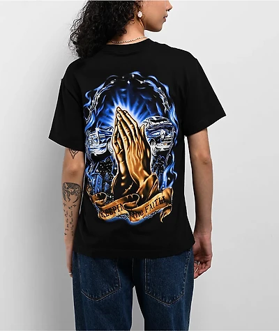 DGA Aztlan Keepin The Faith Black T-Shirt