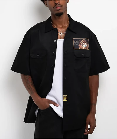 DGA Aztlan Pride Black Work Shirt